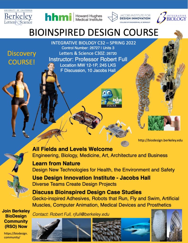 Bioinspired Design Courses | Biodesign @ Berkeley